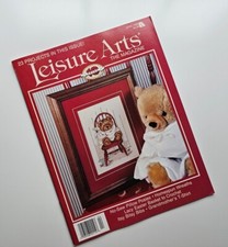 Vintage Leisure Arts The Magazine April 1996 Crochet Cross Stitch Patterns Lot