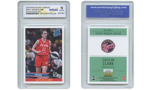 2024 Panini Donruss CAITLIN CLARK Rated ROOKIE CARD #RRR1 - Graded GEM-MINT 10