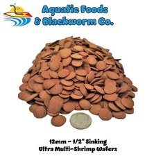 Ultra Multi-Shrimp Sinking Wafers, Plecos, Shrimp, Snails, All Tropical Fish