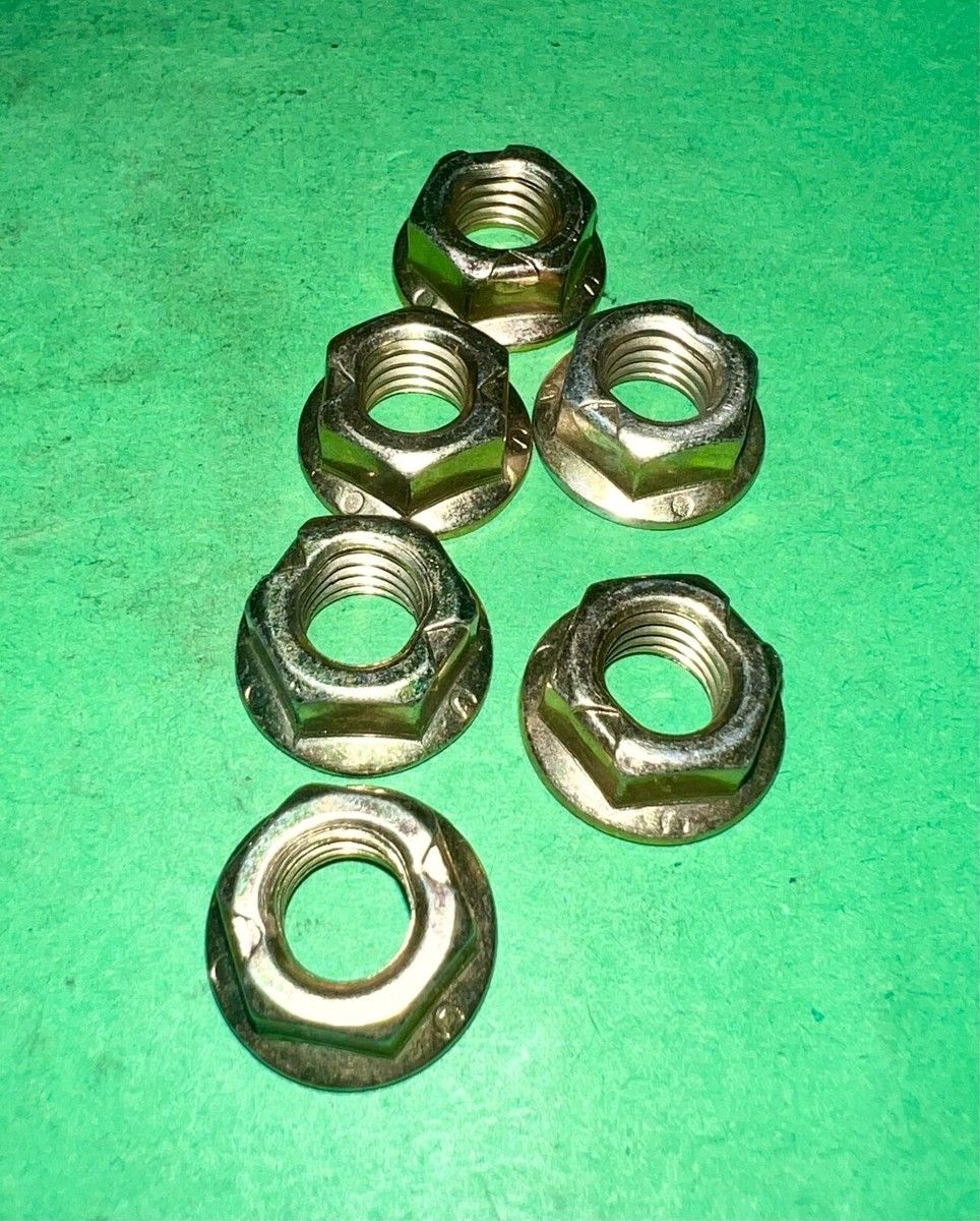 Arctic Cat OEM flg top lock hex nut 3/8-16 gr f z&y 8048-486 (pack