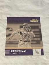 2015 Panini Contenders Baseball Alex Bregman LSU Tigers Old School Colors #35