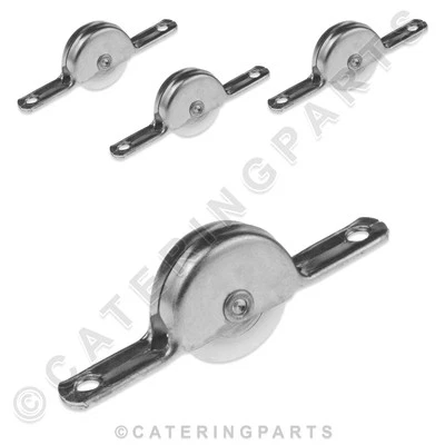 LINCAT RW01 4 x DOOR ROLLERS CURVED FRONT REFRIGERATED COLD FOOD MERCHANDISER