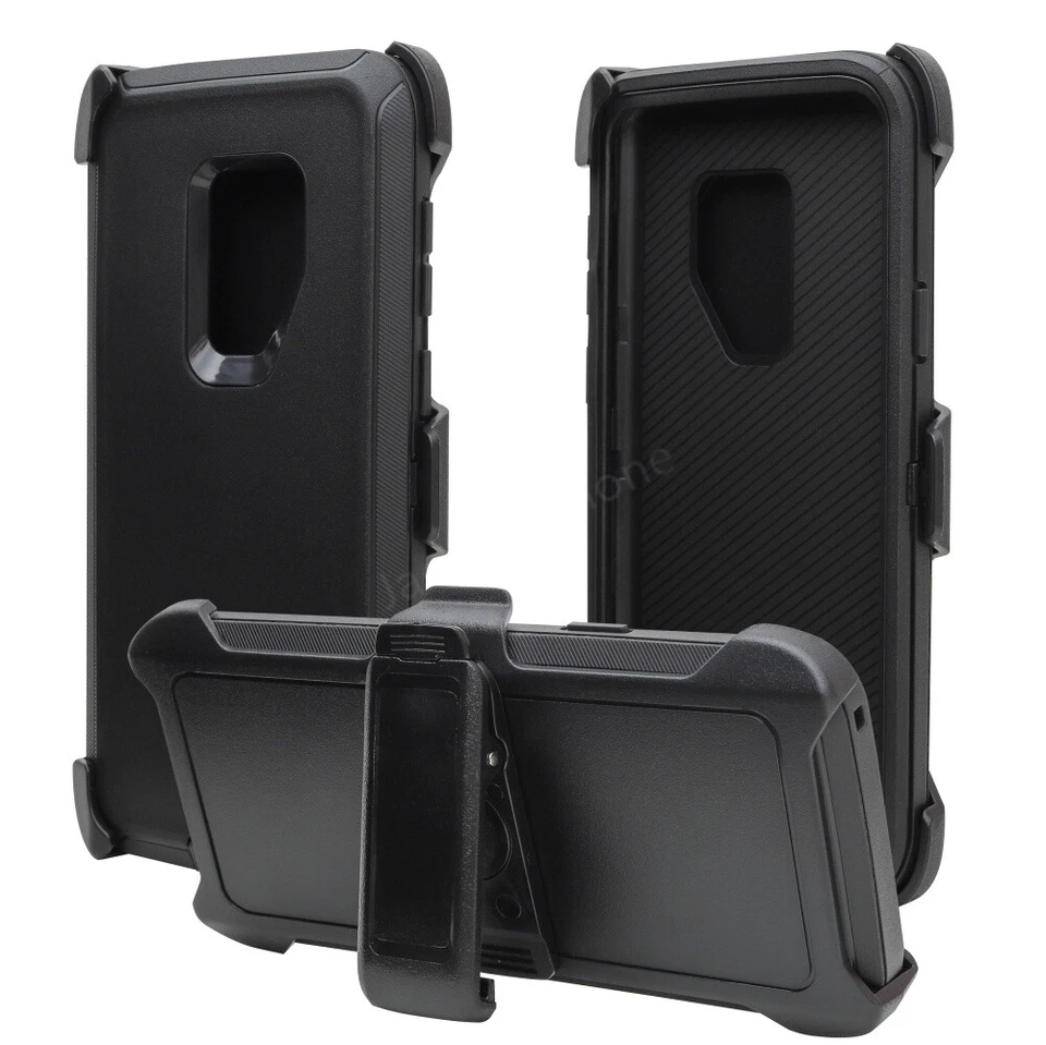 Capa protetora à prova de choque com tela e clipe de cinto para Samsung Galaxy S9/S9+Plus - Imagem 3 de 4