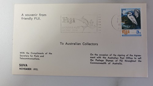Fiji OHMS Postal Envelope Ephemera Registered Collection To Australia Vintage - Picture 16 of 24