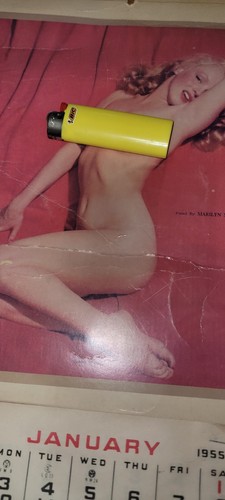 CALENDARIO VINTAGE 1955 MARILYN MONROE SOGNI D'ORO IN POSA da Marilyn Monroe - Foto 11 di 18