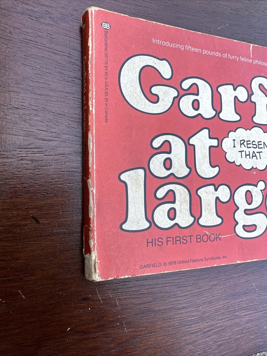 Garfield at Large First Edition. By Jim Davis. His First Book. | eBay