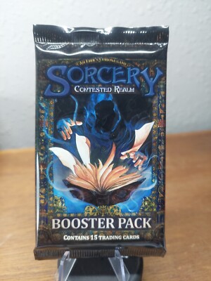 Sorcery Contested Realm TCG Beta Booster Pack New/Factory Sealed