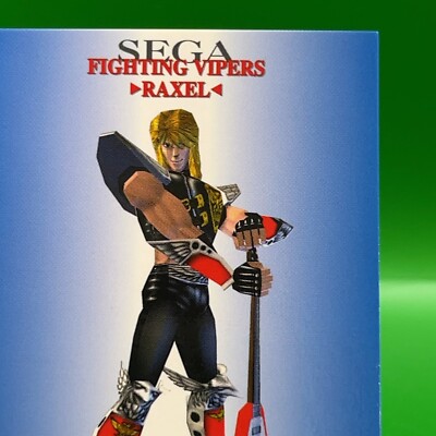 Raxel No. 14 Fighting Vipers Card SEGA FREAKS Game trading TCG
