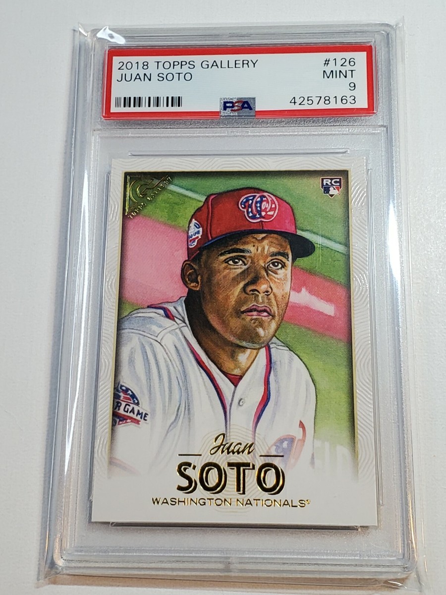 Juan Soto ⚾️ PSA 9 Mint ⚾ 2018 Topps Gallery Rookie #126 RC