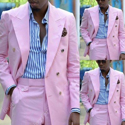 pink blazer men