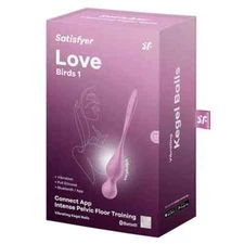Satisfyer Love Birds 1-Pink Connect App | Vibrating Kegel Balls |