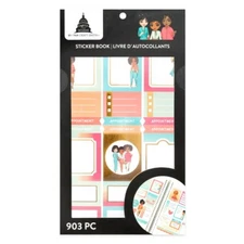 Craft Smith Capitol Chic Designs SAM & JAM Sticker Book - 903 pcs