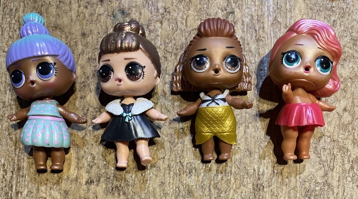 LOL Surprise Dolls Lot of 4 Assorted Fashion Dolls
