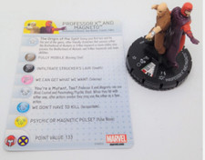 Heroclix Wolverine and the X-Men set Professor X and Magneto 053 Super Rare 