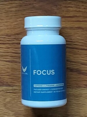 High Level Focus Caffeine L-Theanine Concentration 60 Capsules