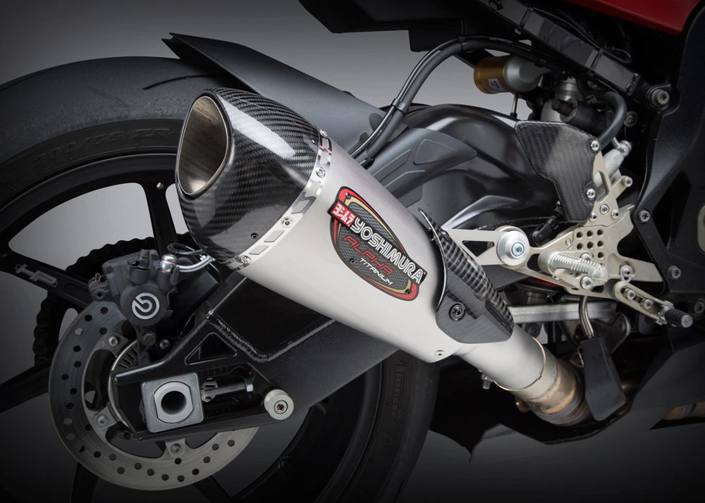 Alpha T Yoshimura Slip On Exhaust Muffler Fits BMW S1000RR 2015