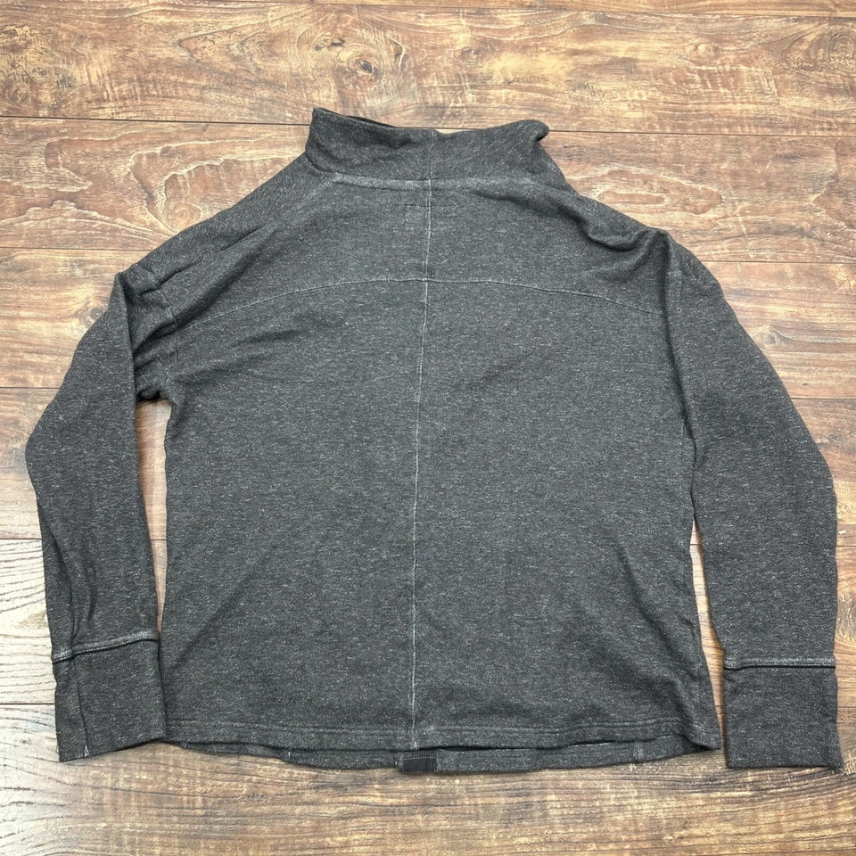 Cárdigan Eddie Bauer Drape Frente Abierto Marrón Jaspeado Mujeres XL Manga Larga Suéter Foto 4 de 4