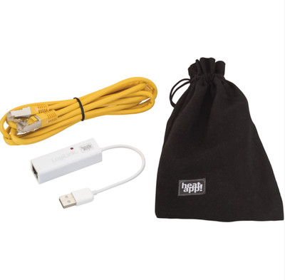 (P) EBV heatapp! Installationskit USB-LAN-Adapter + Patchkabel