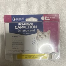 PetArmor CapAction Nitenpyram 11.4mg Cat Flea Tablets Oral Treatment 6ct