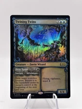 Twining Twins   Swift Spiral 0296 Foil Showcase  Wilds of Eldraine WOE MTG NM