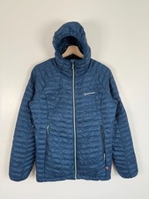 Montane Jacke Größe UK 12 blau Mantel Phoenix Primaloft isoliert Pertex Puffer