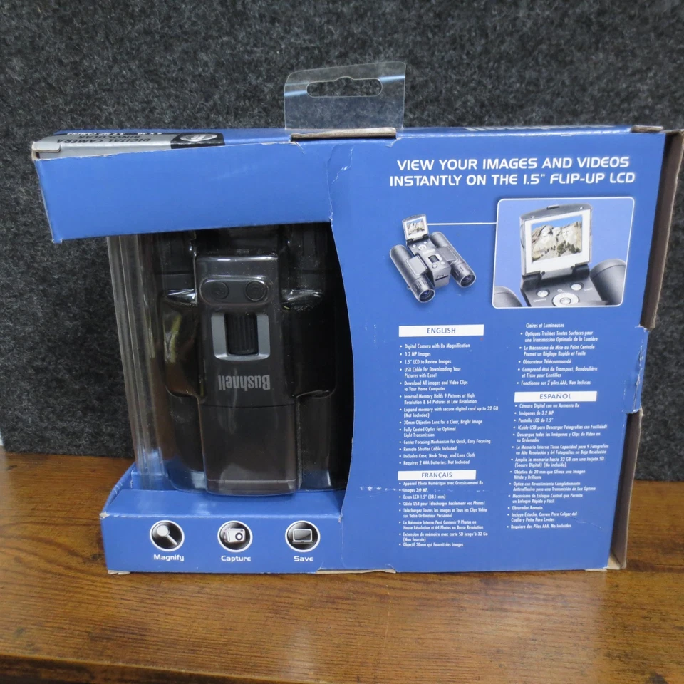 Bushnell Image View Digital 3.2MP Camera 8x30 Binocular #110833 Hiking Gear - Image 3 of 4