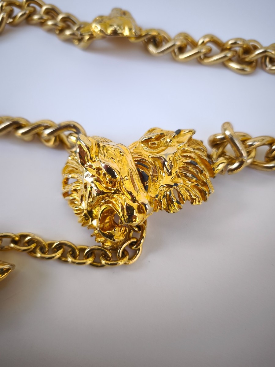 GIANNI VERSACE vintage runway belt 1992 golden | eBay