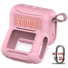 Silicone Cover Case for JBL Go 5 Bluetooth Portable Speaker Pink