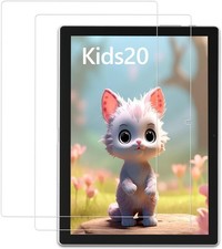 2 Pack Screen Protector for Kids 10 inch Tablet, 9H Tempered Glass, Anti-Scratch