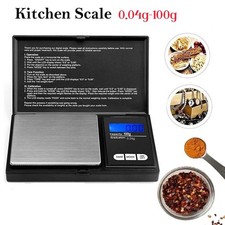 0.04G-100G Digital Weighing Scales Pocket Grams Small Kitchen Jewellery Shop