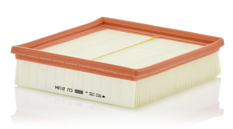 MANN CU 2184 Cabin Pollen Interior Air Filter Particulate 211mm Length For VOLVO