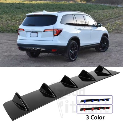For Honda Pilot 2003-23 Rear Bumper Diffuser Lip Splitter Spoiler Black/Red/Blue