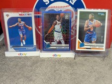 RJ Barrett 2019 Optic Blue Velocity, Donruss Press Proof /349 & NBA Hoops Rookie