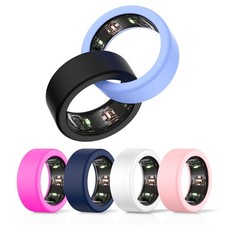 6 Pack Silicone Ring Case for Oura Ring Protector, Smart Rings Elastic Cover ...