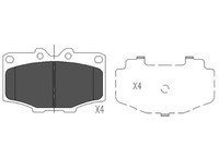 Kavo Parts BremsbeläGe Bremsbelagsatz FüR Toyota Land Cruiser LJ12_ KZJ12_