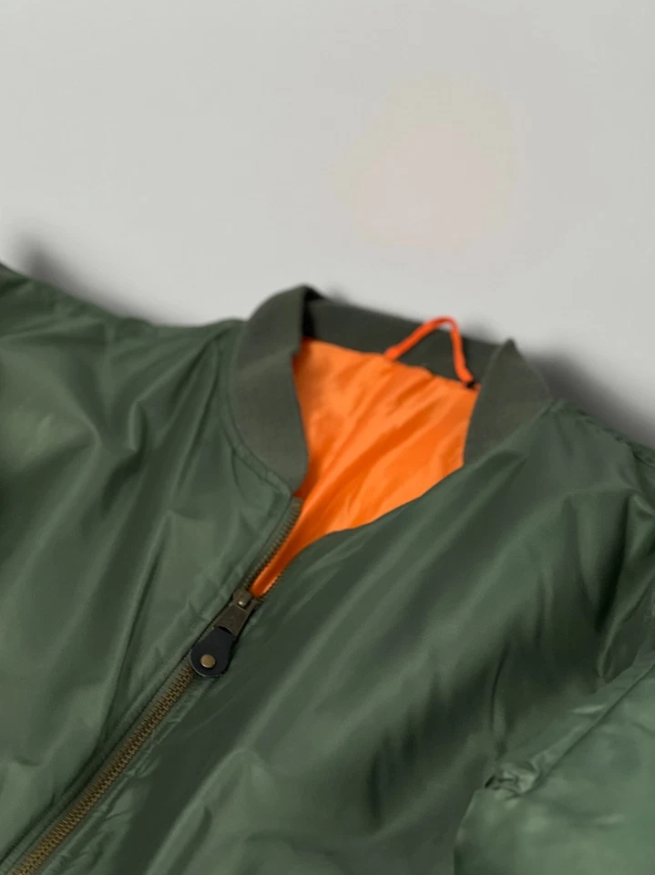 USAF Flyer Intermediate MA-1 Men`s Vintage Jacket / size XLarge - Image 3 of 4