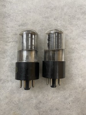 Sylvania JAN CHS 6SN7GT VT231 VT-231 6SN7 Long Bottle Tested Good