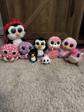 Ty Beanie Boo Lot of 9 Medium Regular and Small Surf, Waddles, Tusk 6