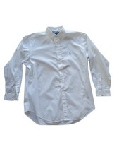 Polo Ralph Lauren Oxford Shirt Mens 17.5 - 35 White Yarmouth Long Sleeve Pony