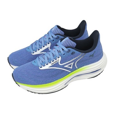 Mizuno Wave Rider 29 Blue White Women Road Running Jogging Shoes J1GD2503-72