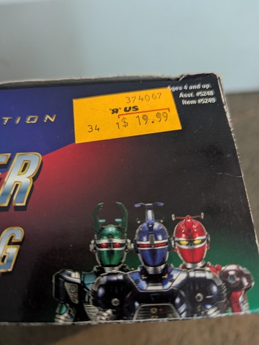 Vintage Beetleborg Stinger Borg Blue and Silver Action Figure Bandai 1995 - Bild 6 von 8