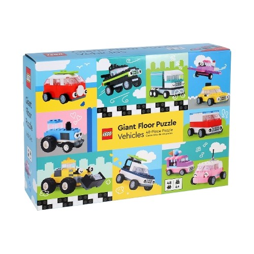 48-Piece Giant Floor Puzzle: Vehicles Lego - Image 4