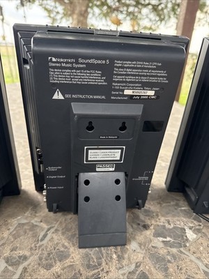 Nakamichi SoundSpace5 3-Disc Music System WITH NO Power Supply