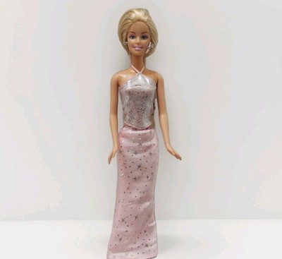 RARE Y2K Barbie Movie Star 1999 Blonde Pink SLIDE N STYLE (Long-Short) Skirt Vtg