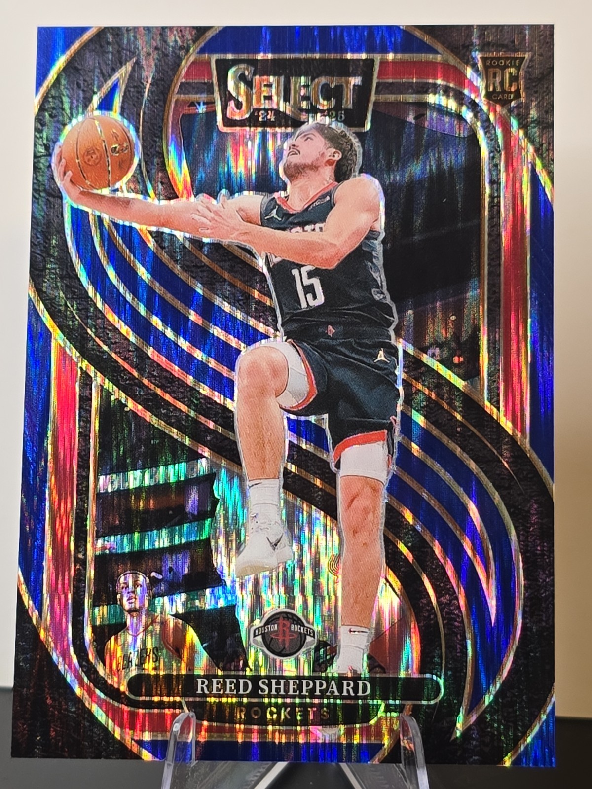 2024-25 Panini Select - Premier Level Reed Sheppard #181 Blue Flash Prizm /99...