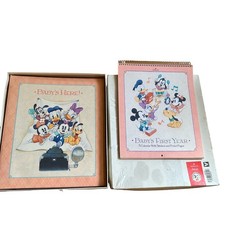 Album fotografico e calendario NOS VINTAGE Hallmark Disney Baby's Here USA Topolino