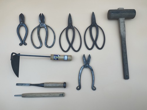Vintage Bonsai Pruning Shear Cutter Scissors Tool Lot Japan