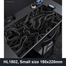 Large Gaming Mouse Pad Desk Mat Non-Slip Rubber Base Stitched Edge Keyboard Mat