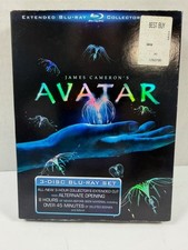 AVATAR Blu-ray 2010 Collector's Extended Cut James Cameron 3-Disc Set