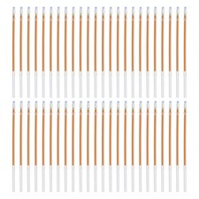 0.8mm Gel Pens Refills 48 Pack Glitter Gel Pens Ink Medium Point Orange